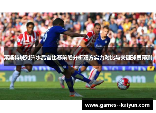 莱斯特城对阵水晶宫比赛前瞻分析双方实力对比与关键球员预测